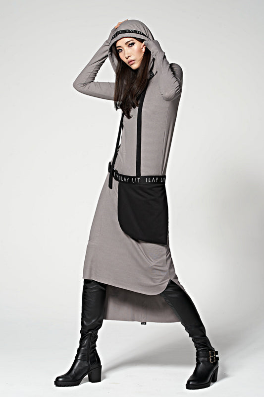 Billy Jersey Dress Taupe