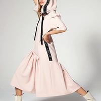24/7 Hoodie Dress Nude