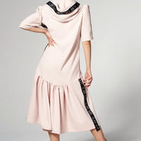 24/7 Hoodie Dress Nude
