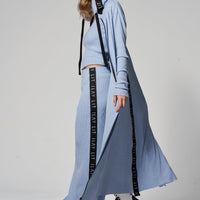 Joy Long Coat Hellblau