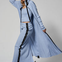 Joy Long Coat Hellblau