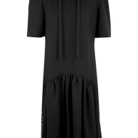 24/ 7 Hoodie Dress Black Ilaylit
