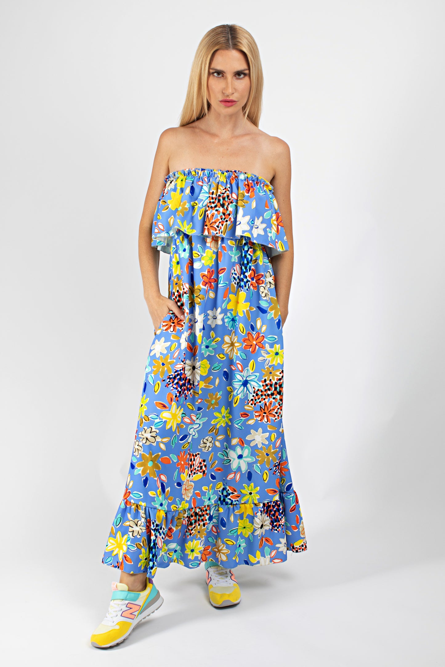 Chiara Dress Blue