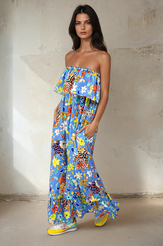 Chiara Dress Blue