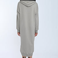 Mona Sweat Dress Taupe-Long
