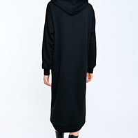Mona Sweat Dress Black-Long