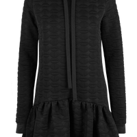 Foxy Black O Dress