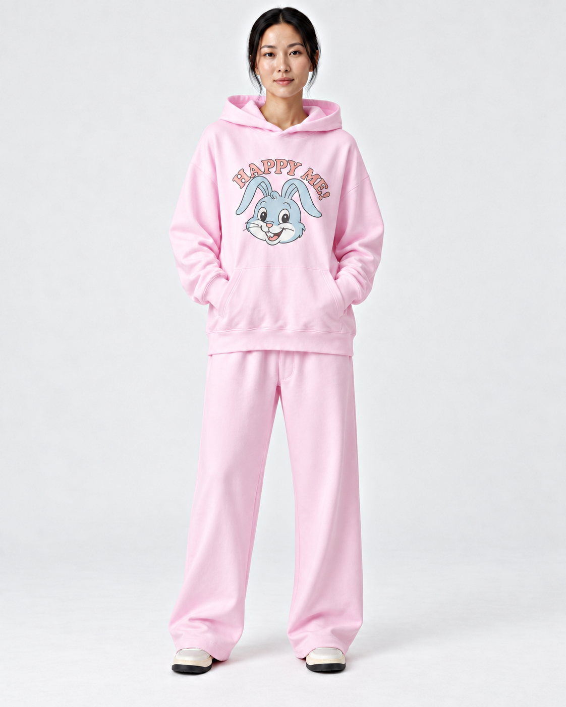 Holy Wide Leg Jogginghose- Rosa