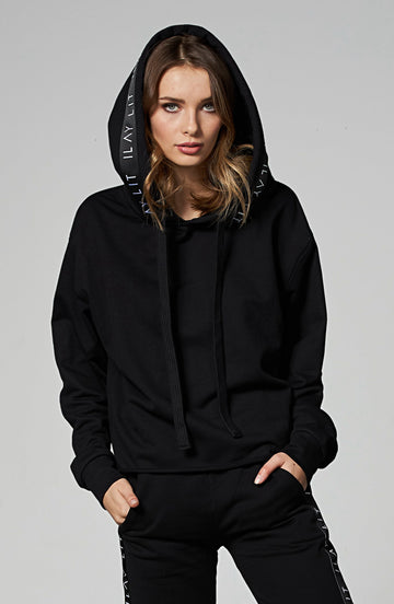 Oversized Holy Hoodie Black
