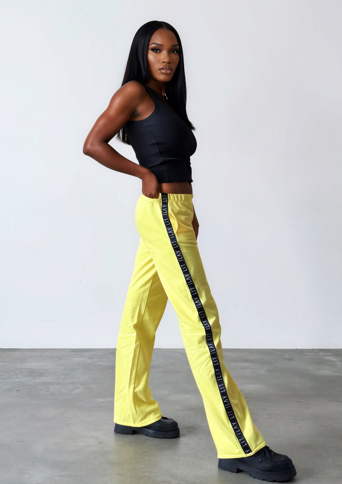 Jogging Pants- Loose Style- Lemon