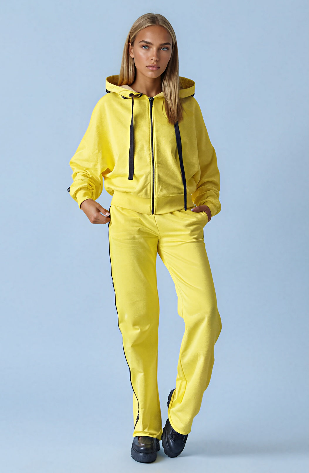 Jogging Pants- Loose Style- Lemon