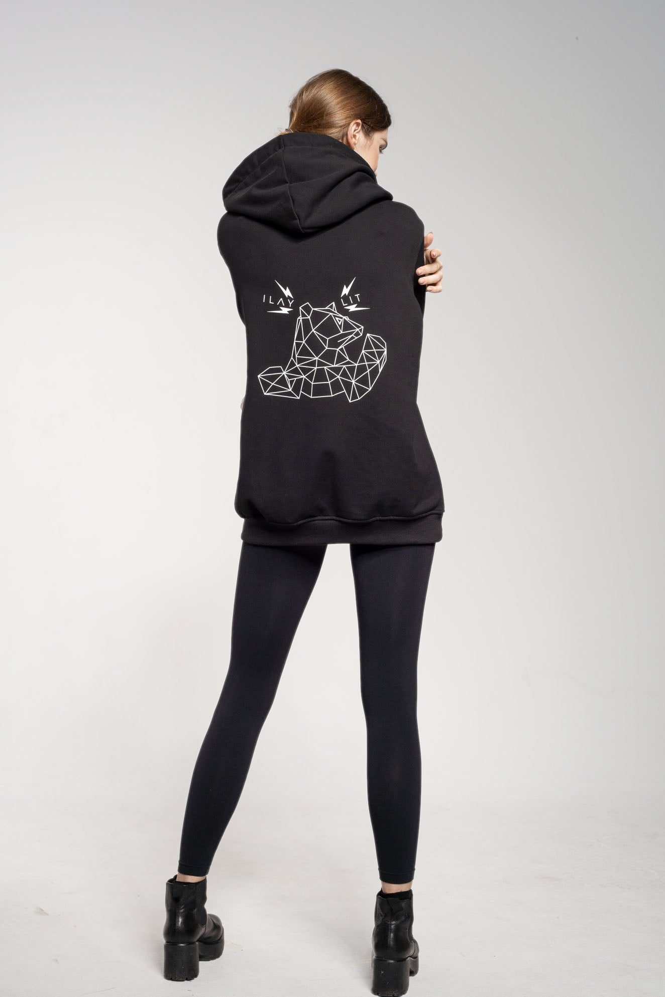 Ike Face Mask Hoodie- Lit