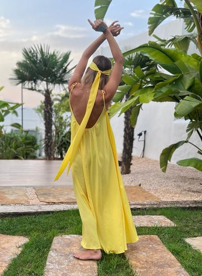 Claude Dress Lemon