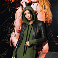Billy Jersey Dress Olive