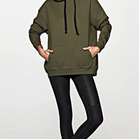 Ray  Hoodie Olive