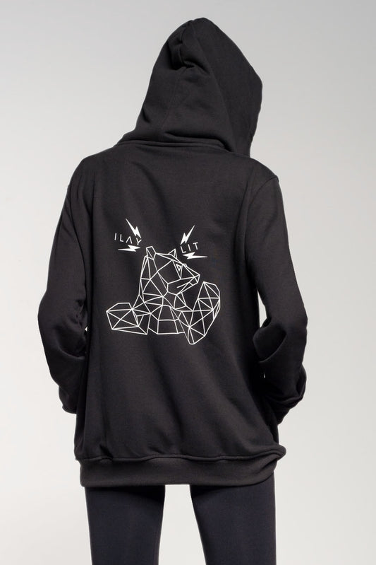 Ike Face Mask Hoodie- Lit