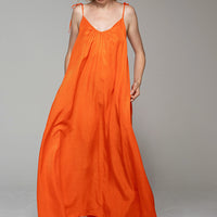Adele Dress Orange One Size Ilaylit