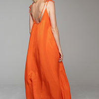 Adele Dress Orange One Size Ilaylit