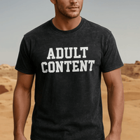 ADULT Shirt im Washed Look, Black Ilaylit