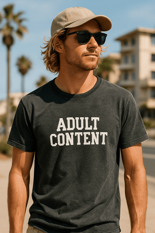 ADULT Shirt im Washed Look, Black S Ilaylit