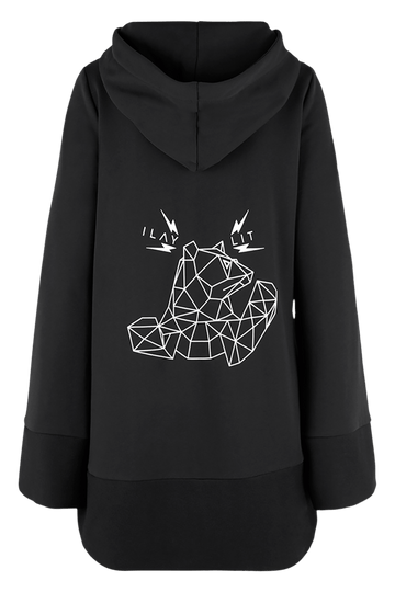 Amy Hoodie Dress W - Druck XS Ilaylit