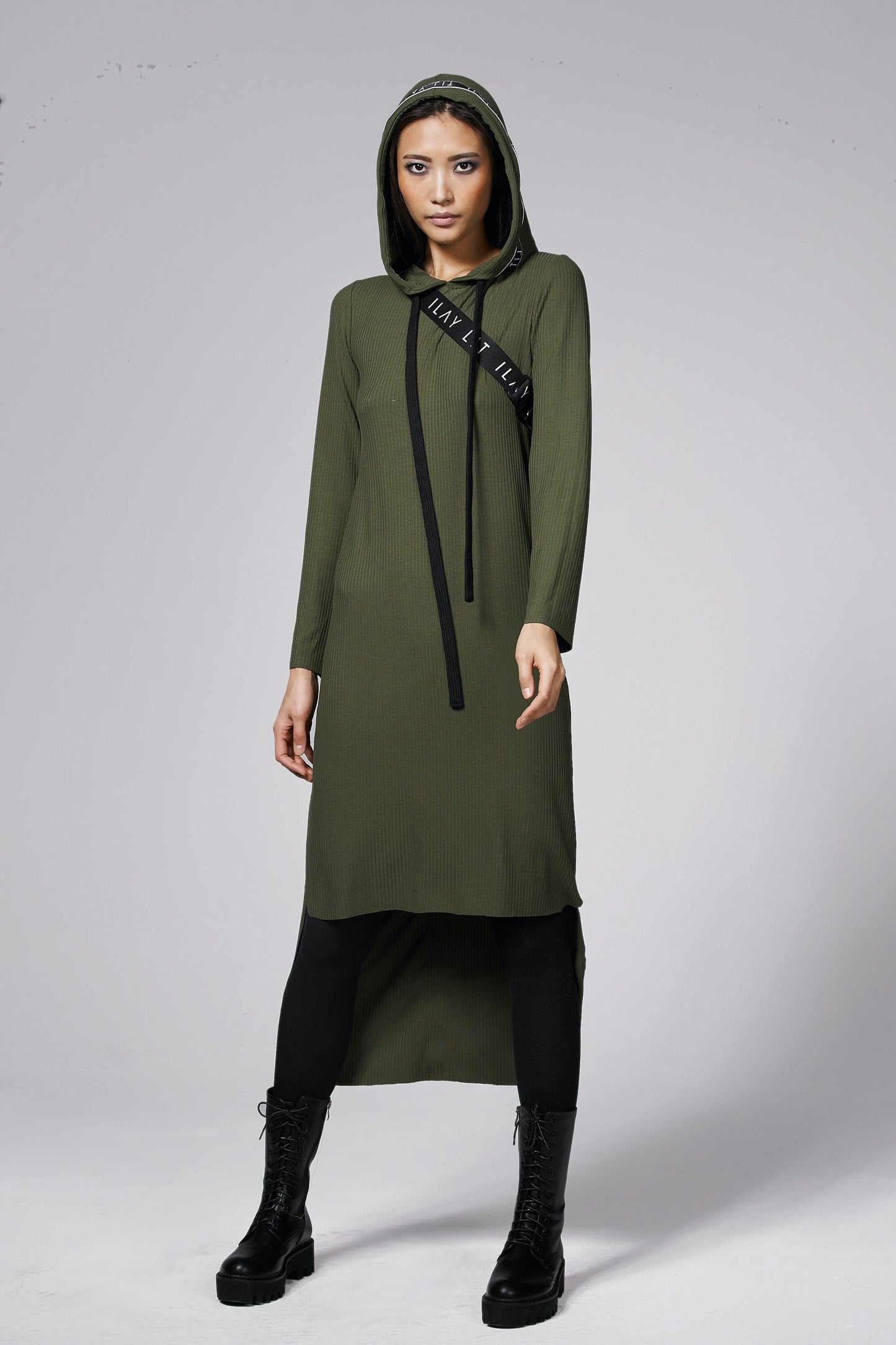Billy Jersey Dress Olive Ilaylit