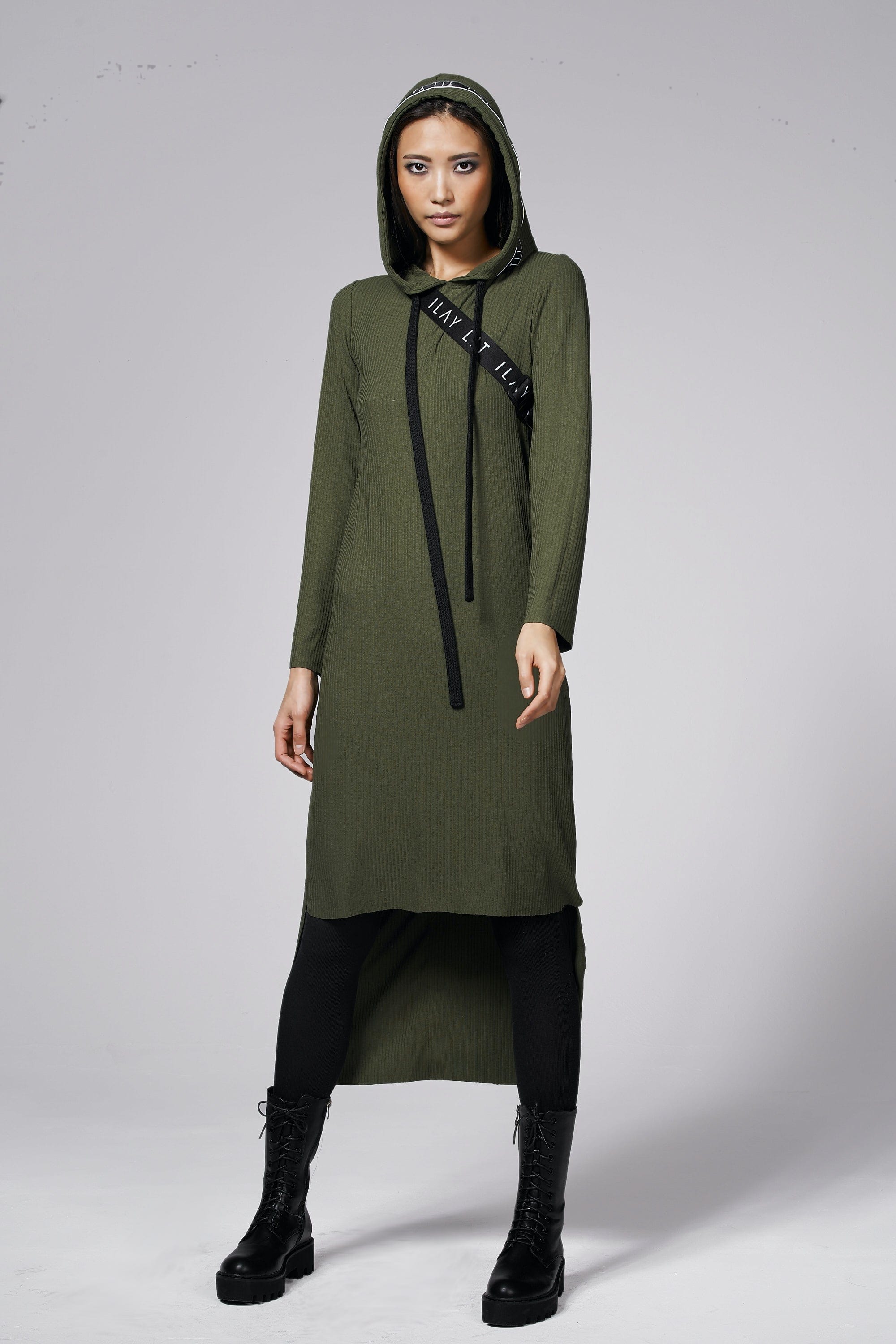 Billy Jersey Dress Olive Ilaylit