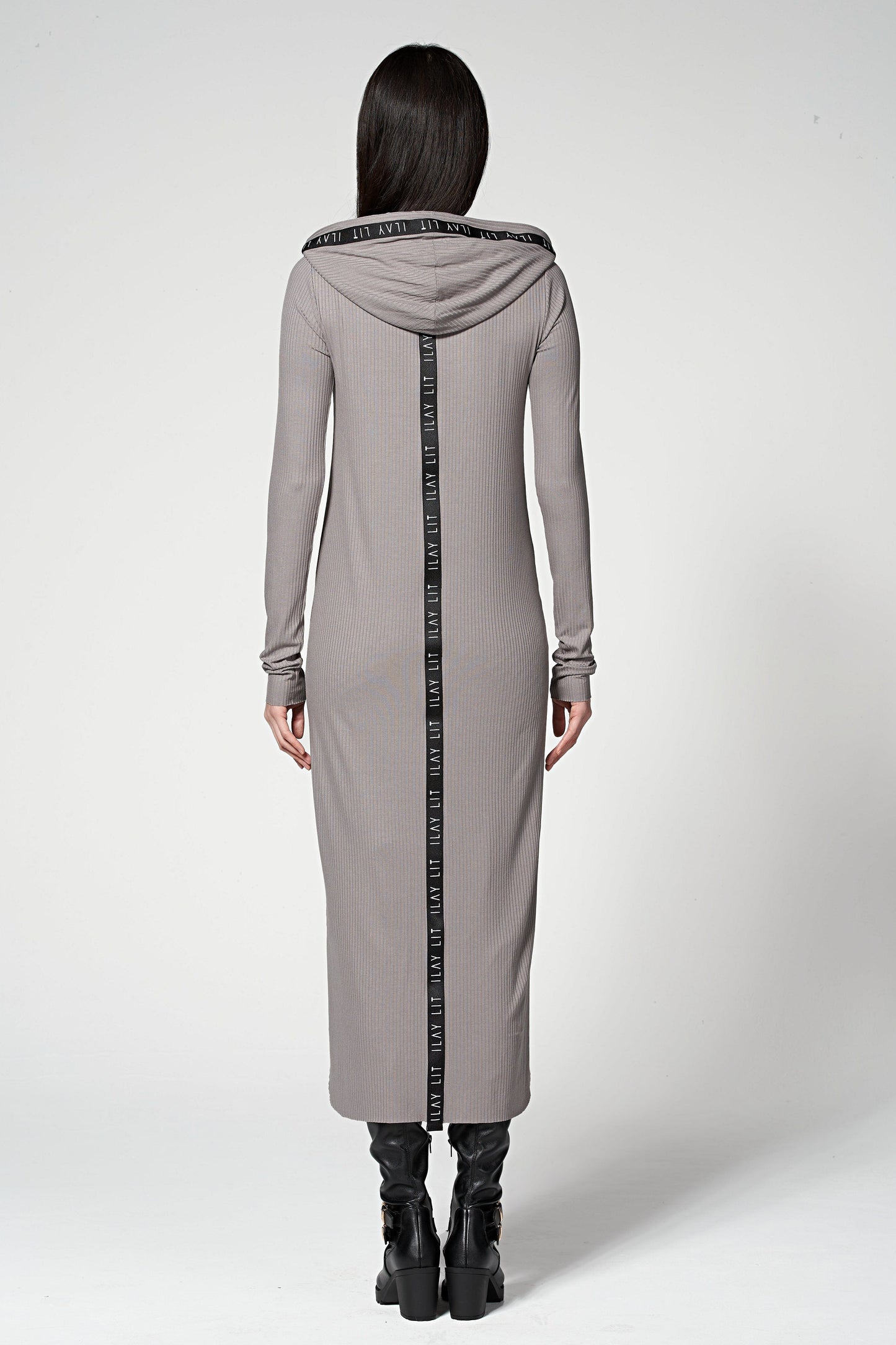 Billy Jersey Dress Taupe Ilaylit