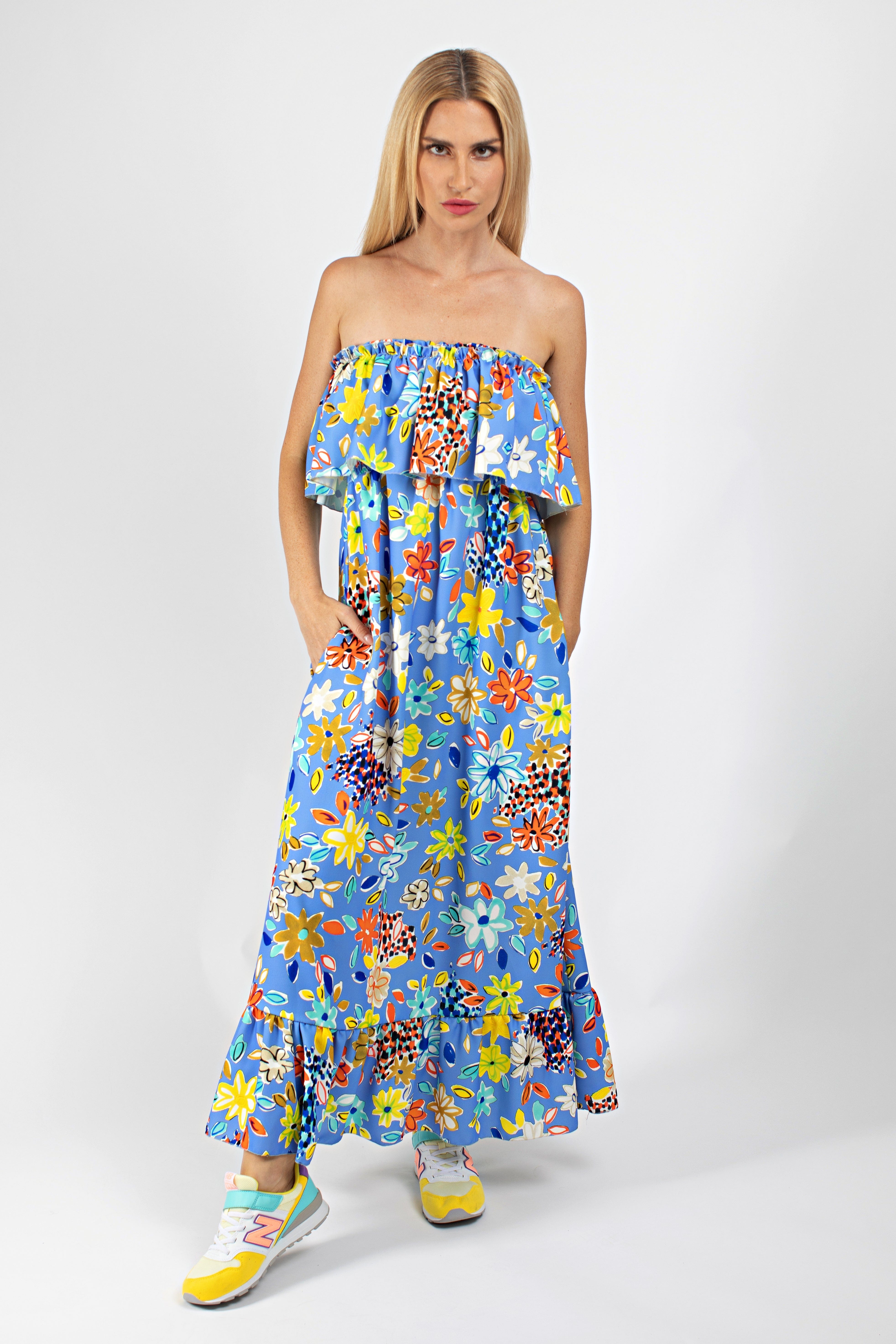 Chiara Dress Blue XS/Small Ilaylit