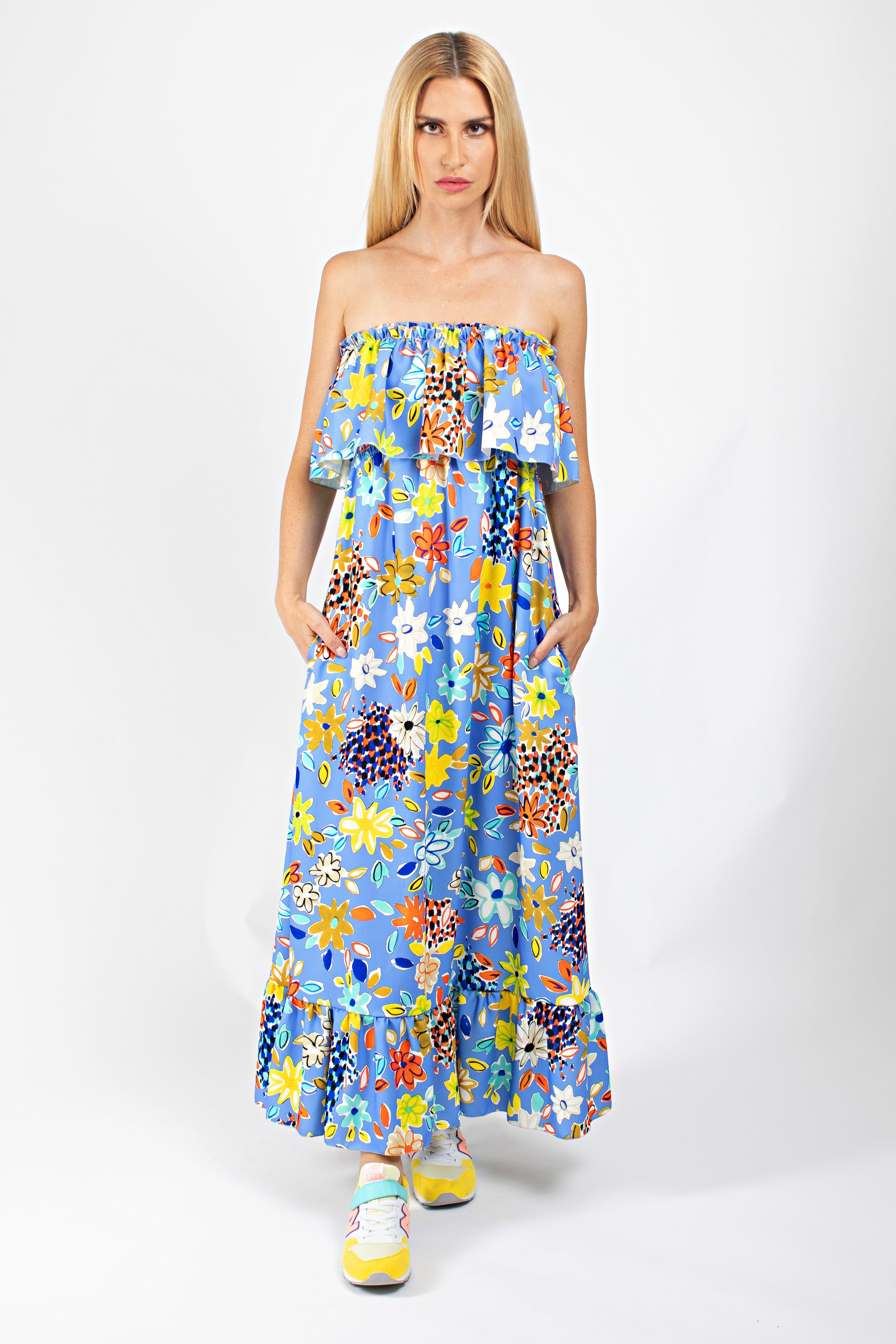 Chiara Dress Blue XS/Small Ilaylit