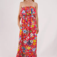 Chiara Dress Red Ilaylit