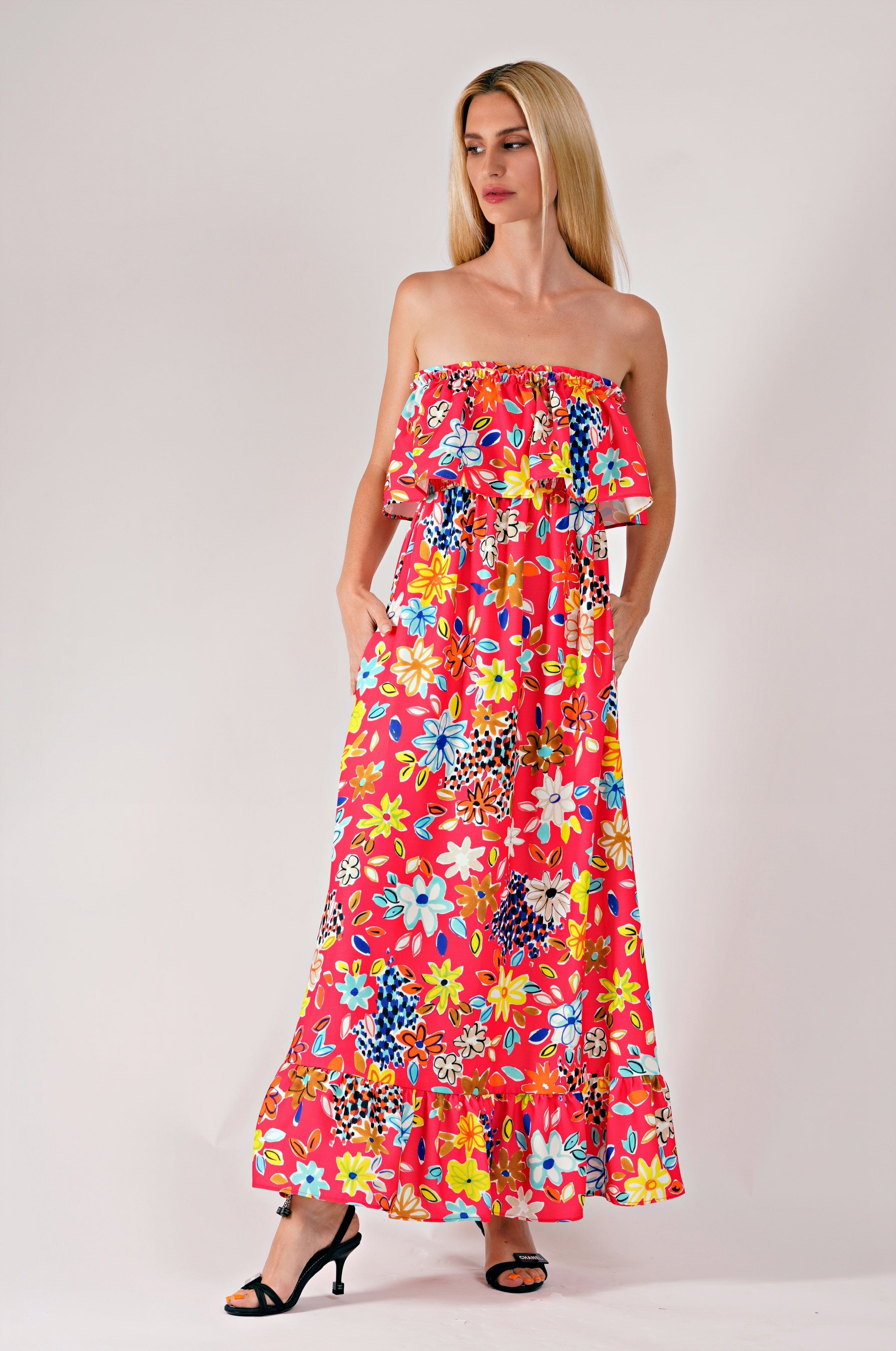 Chiara Dress Red Ilaylit