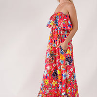 Chiara Dress Red Ilaylit