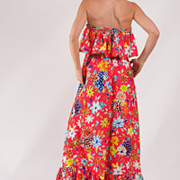 Chiara Dress Red Ilaylit