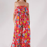 Chiara Dress Red Ilaylit