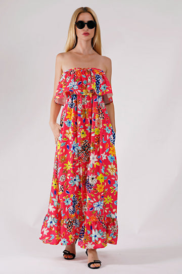 Chiara Dress Red Ilaylit