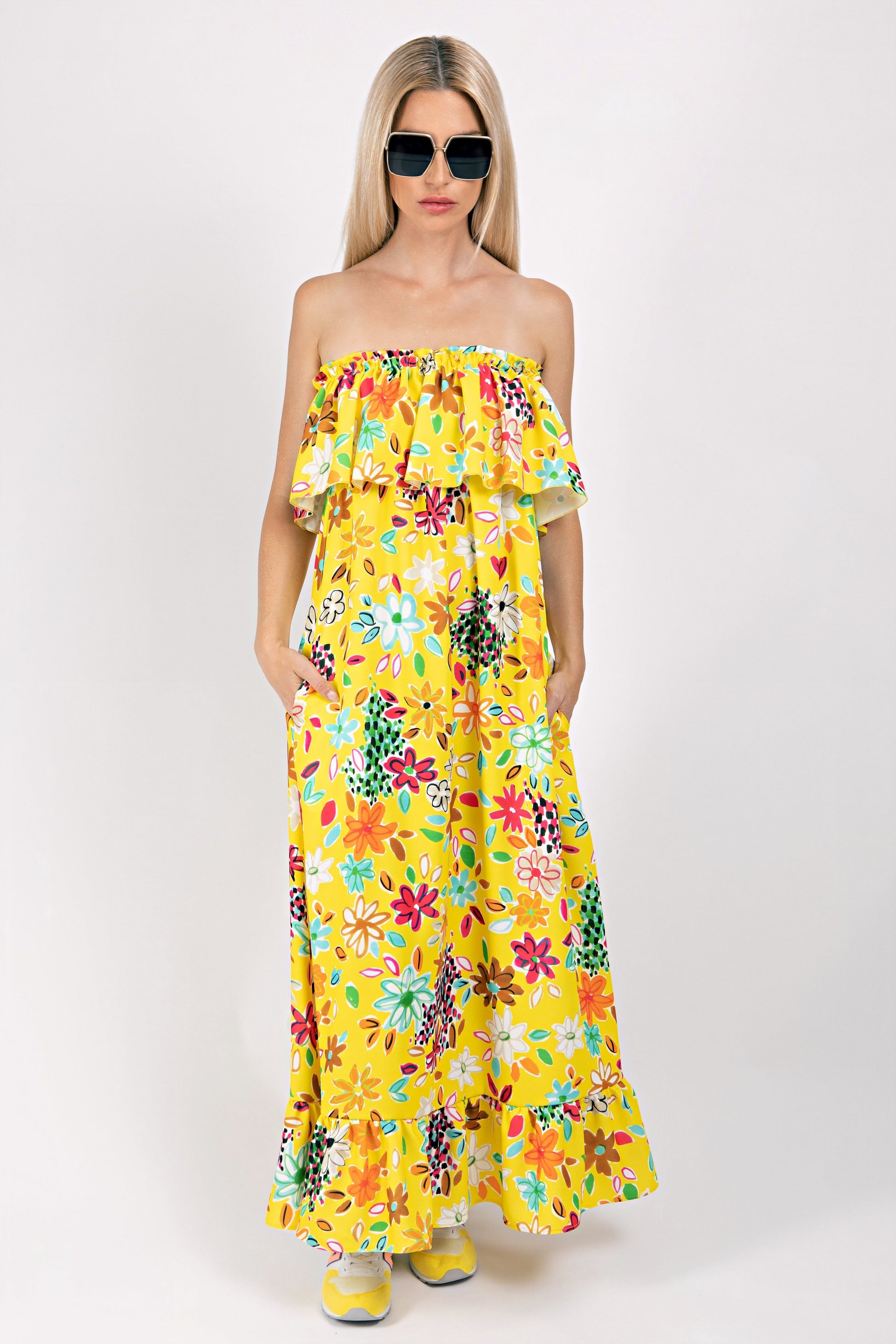 Chiara Dress Yellow XS/Small Ilaylit