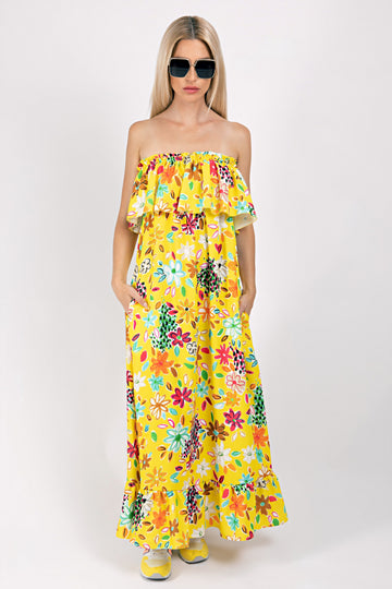 Chiara Dress Yellow XS/Small Ilaylit