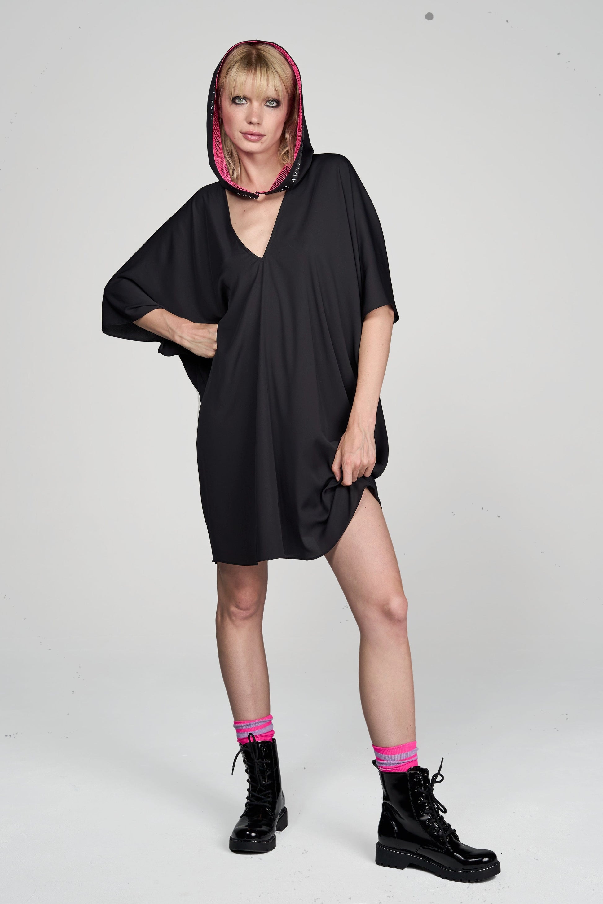 Grace Tunika Black Short Ilaylit