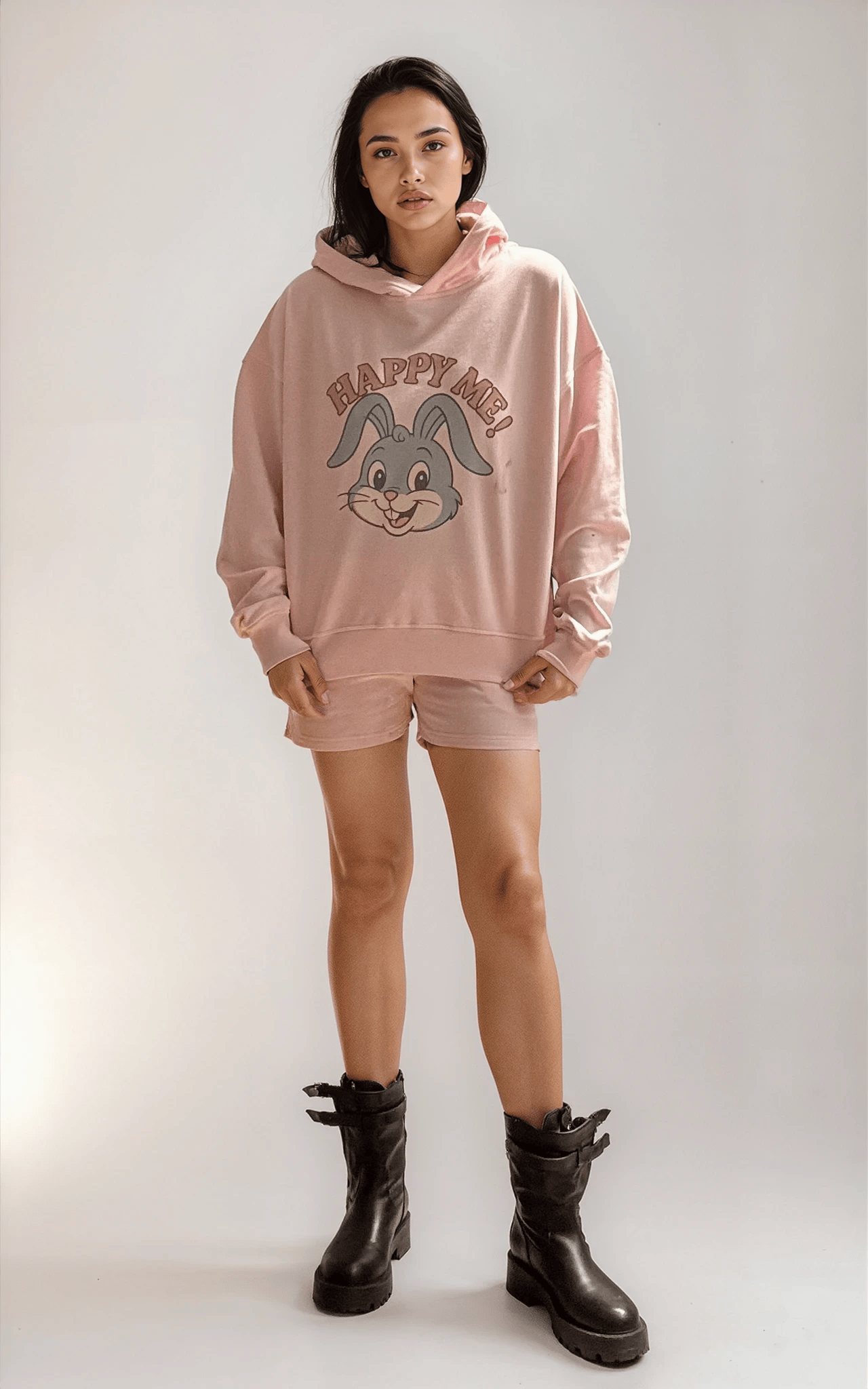 Happy Me- Hoodie- Rosa Ilaylit