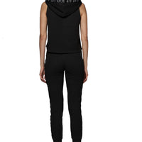 Holy Sleeveless Hoodie Black Ilaylit