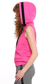 Holy Sleeveless Hoodie Pink S Ilaylit