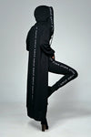Hoodie Coat Long Black XS Ilaylit