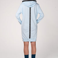 Hoodie Coat Midi Ice Blue Ilaylit