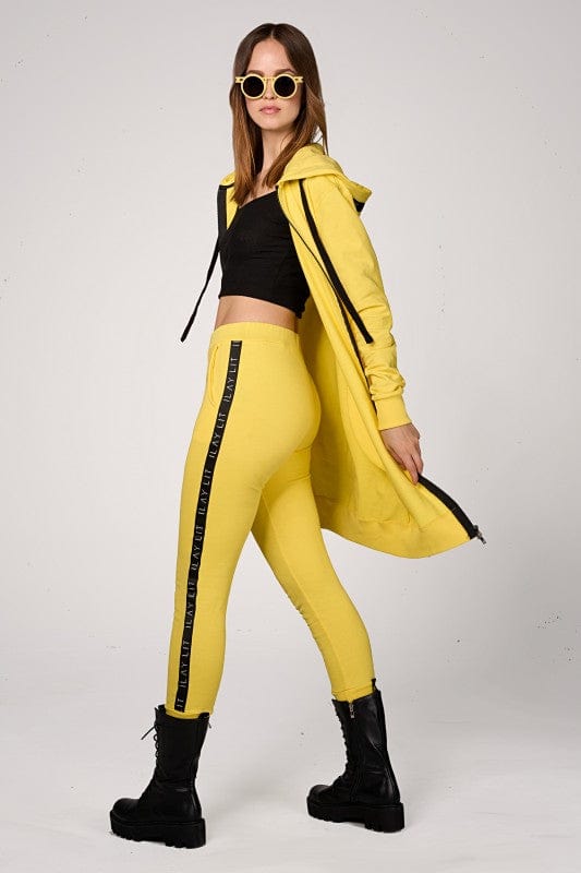 Hoodie Coat Midi Lemon Ilaylit