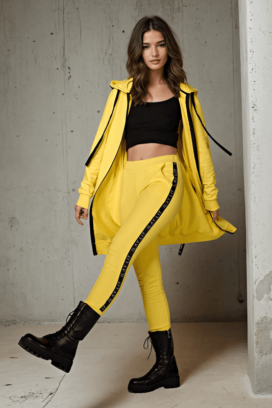 Hoodie Coat Midi Lemon Ilaylit