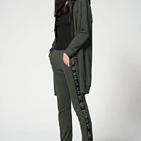 Hoodie Coat Midi Olive Ilaylit