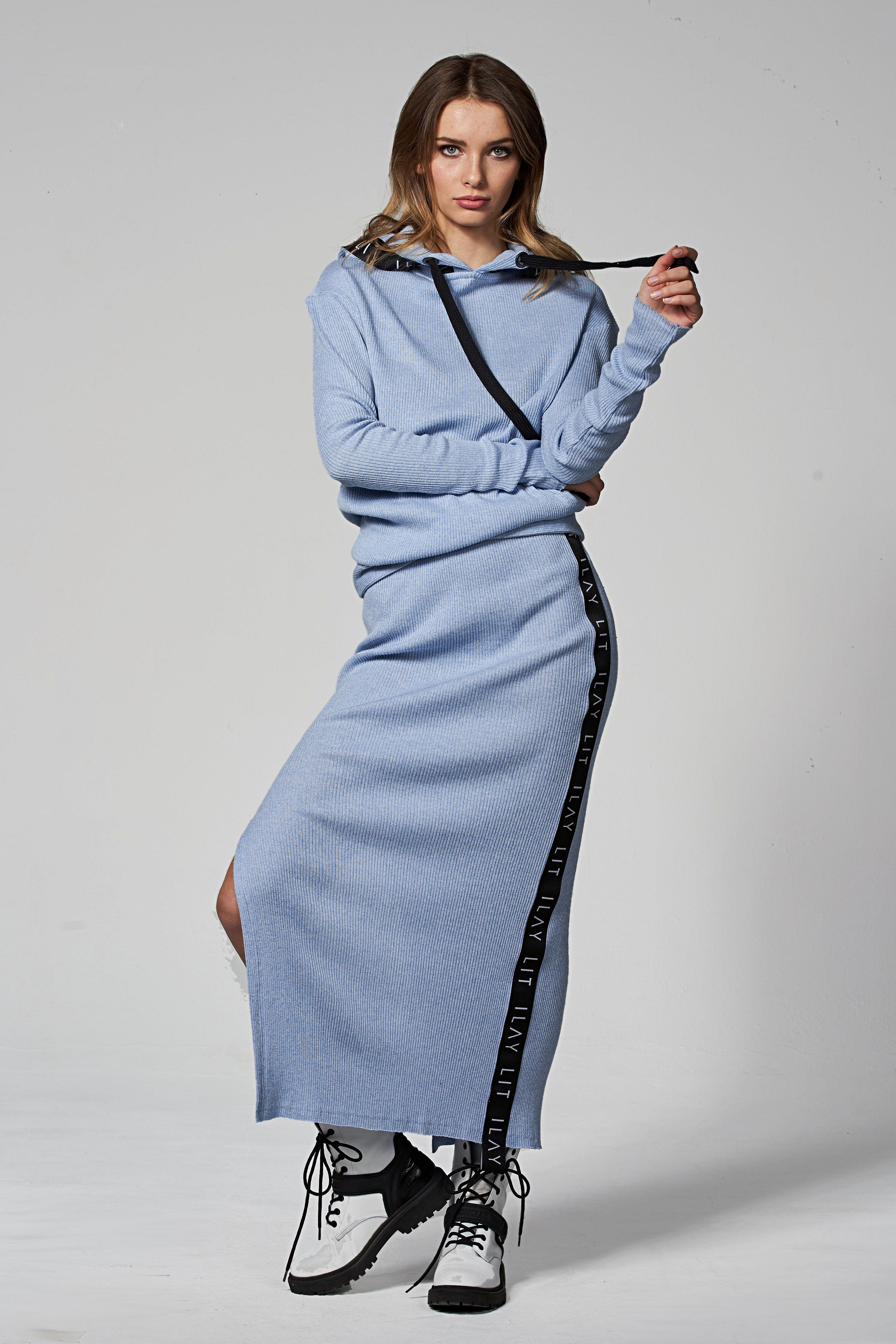 Joy Hoodie Hellblau Ilaylit