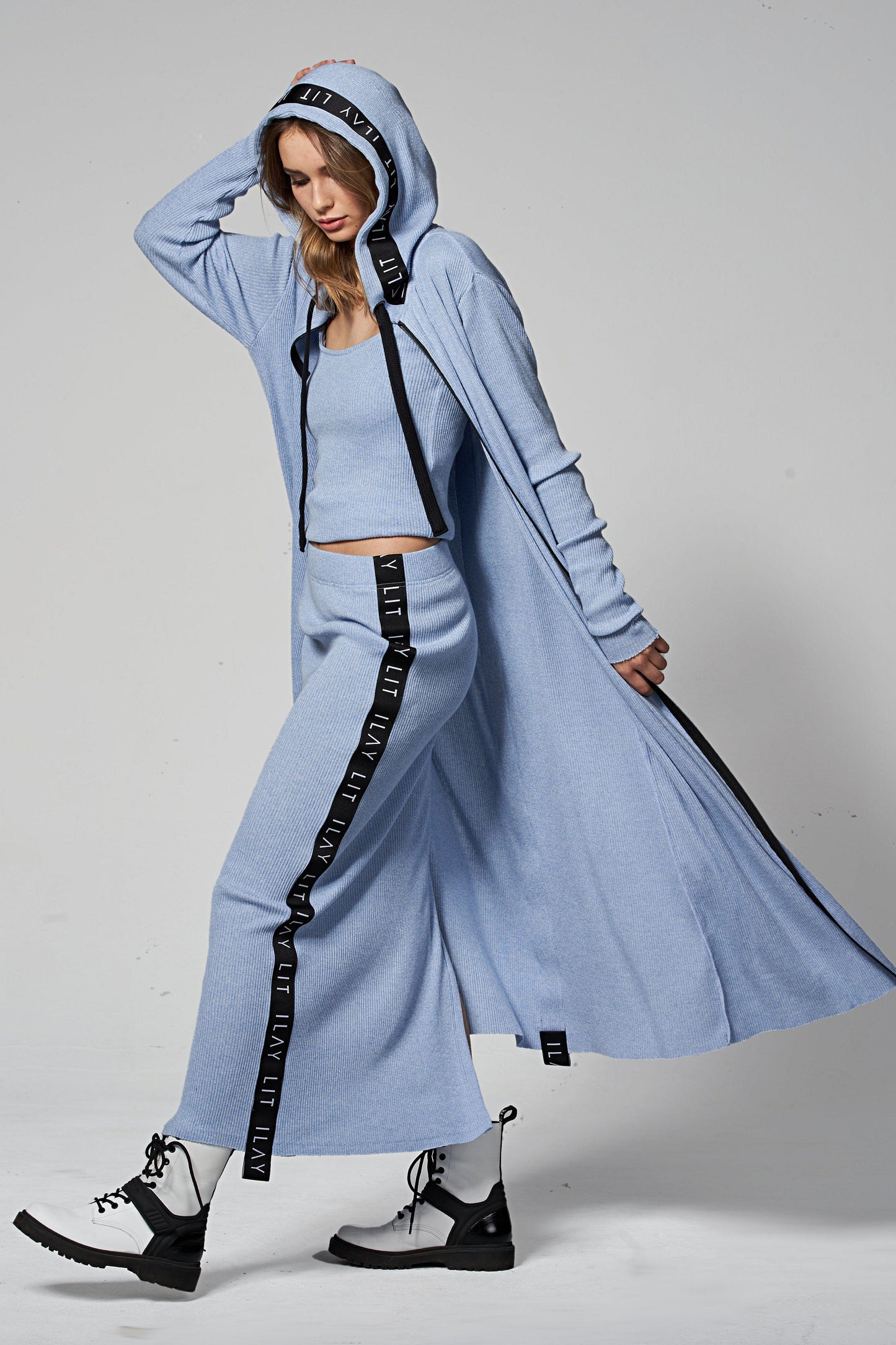 Joy Long Coat Hellblau XS Ilaylit