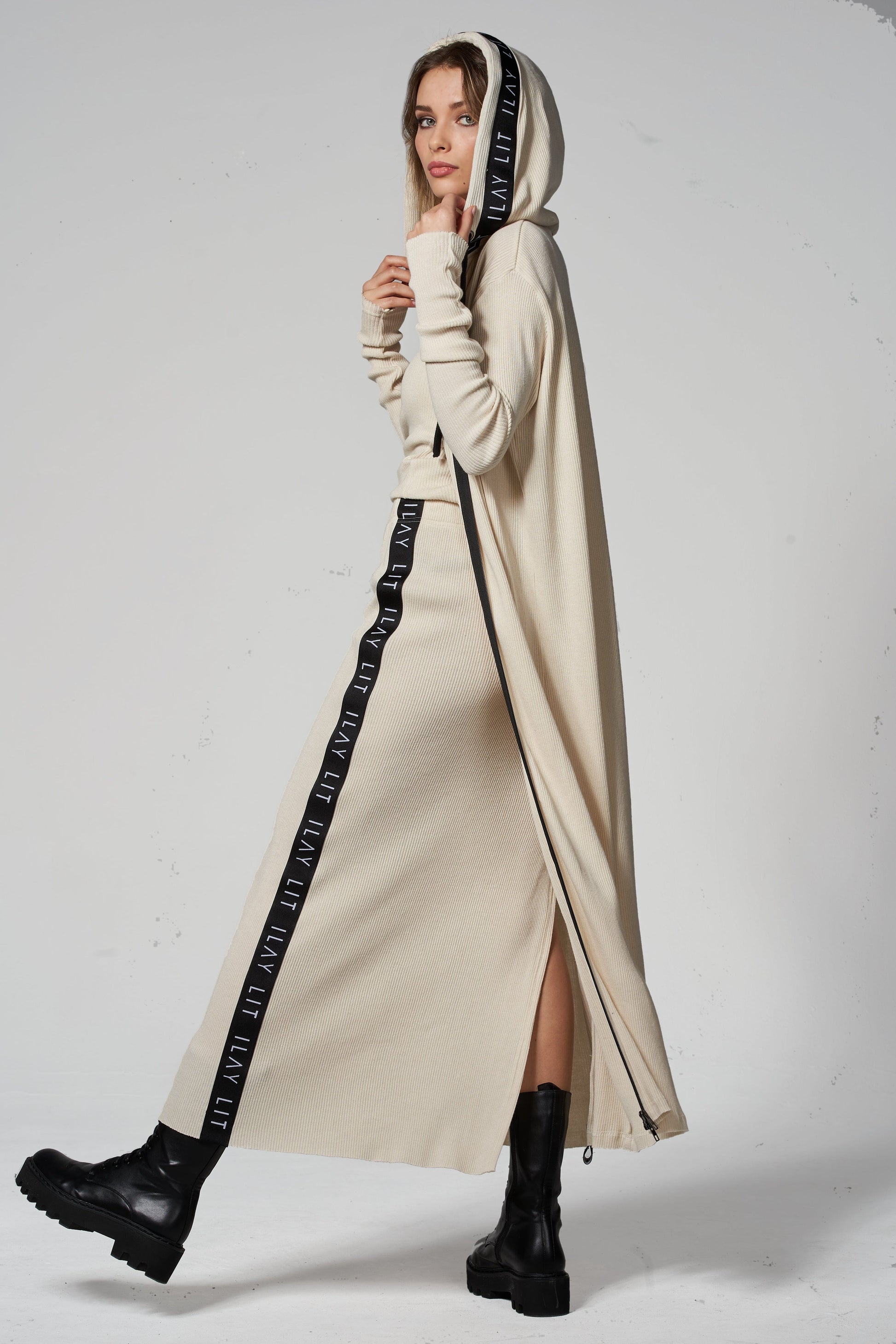 Joy Long Coat Off White Ilaylit